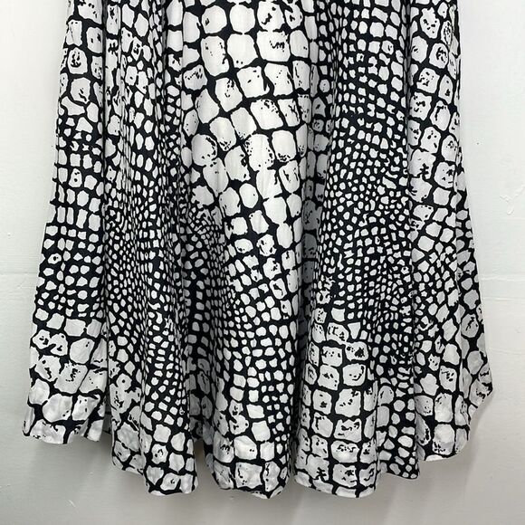 Edme & Esyllte Anthropogie Animal Print Knee Length A Line Skirt w/Lining SZ 12 - Picture 3 of 16